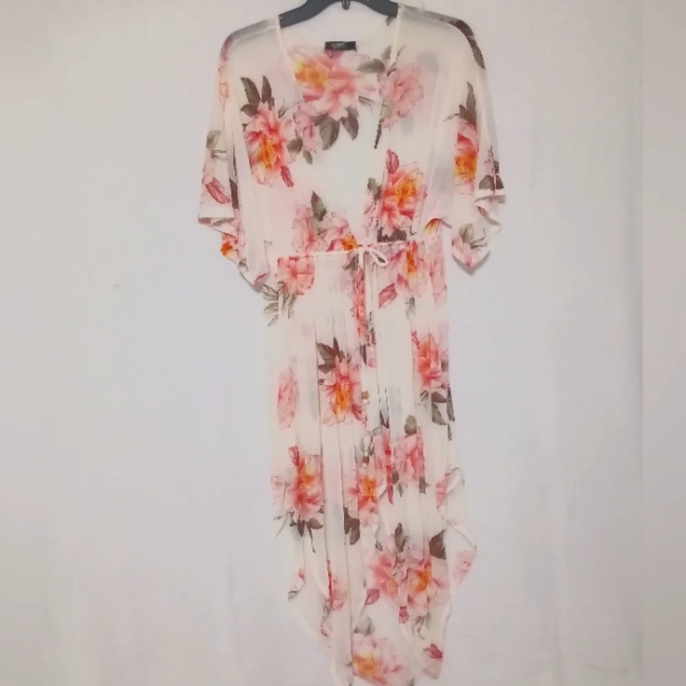 CURE KIMONO LONG FLORAL PRINT | SIZE M - Picture 1 of 8